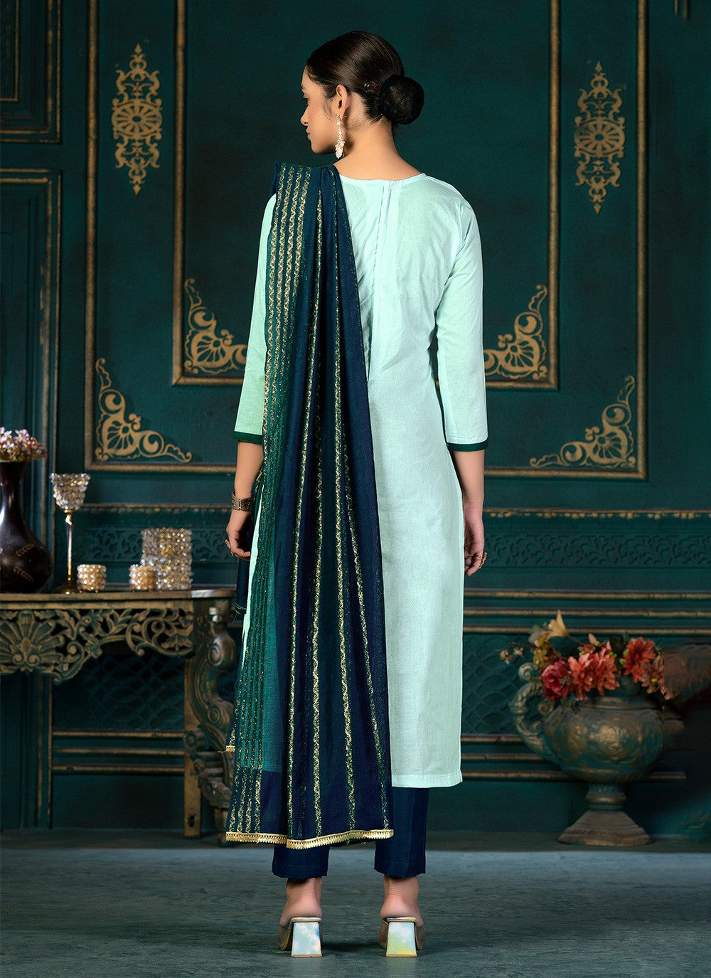 Cotton Salwar Suit - T1125