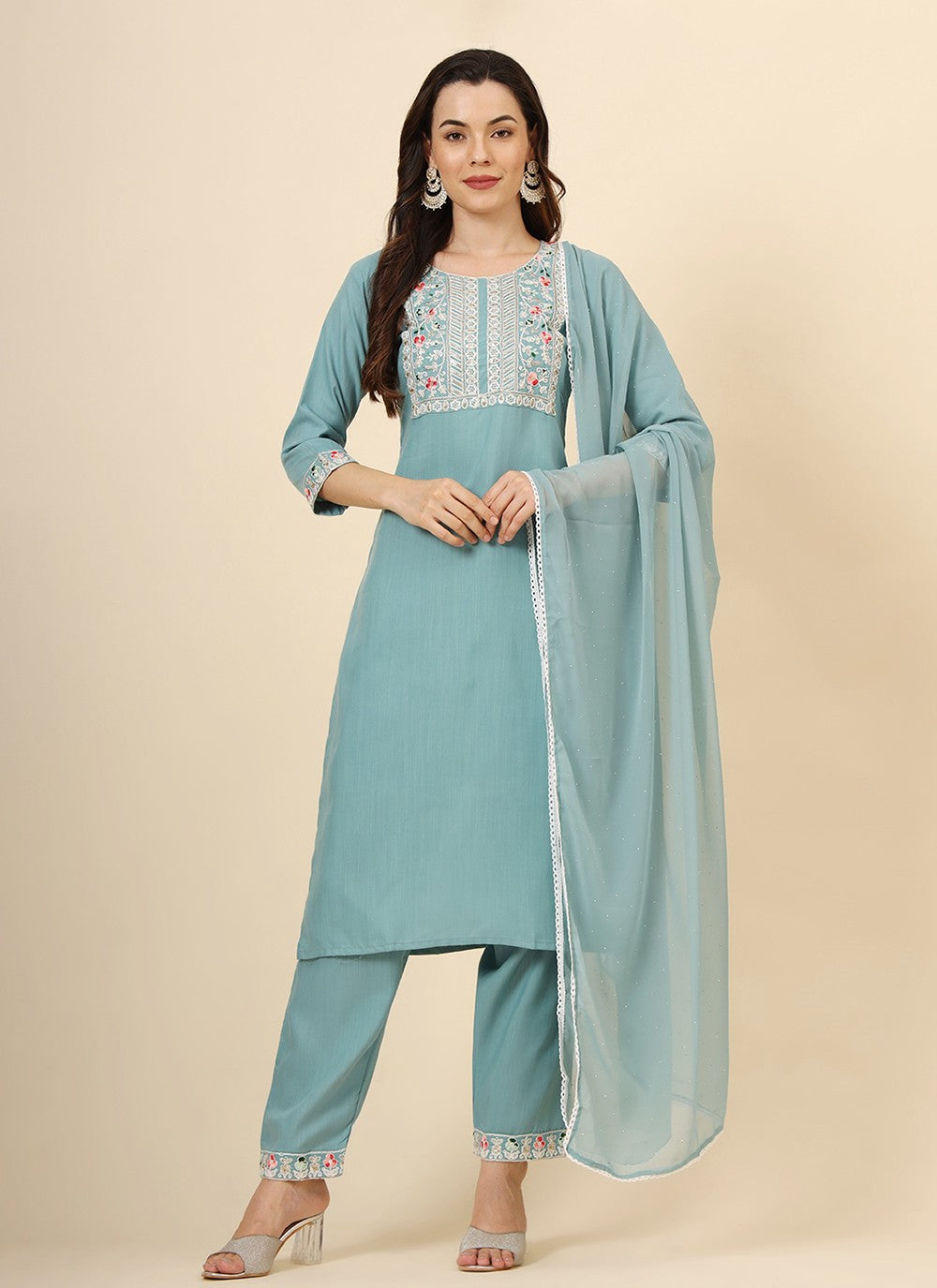 Cotton Pant Style Suit - T3375