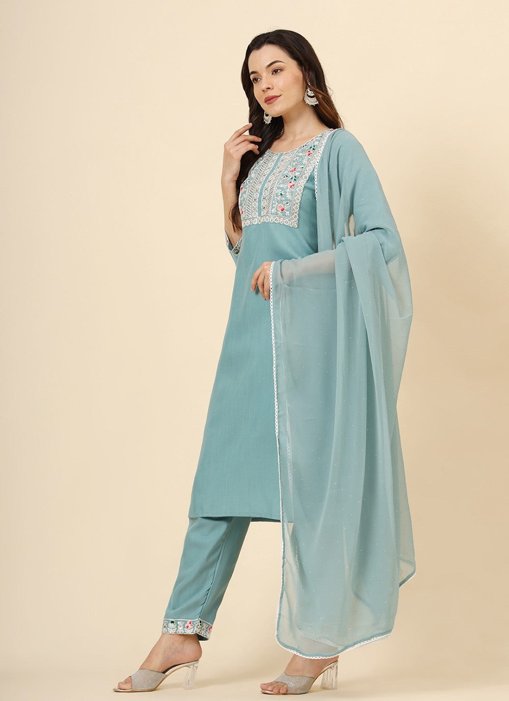 Cotton Pant Style Suit - T3375