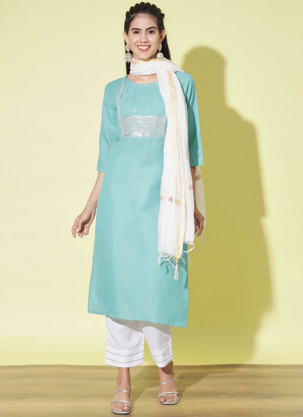 Cotton Salwar Suit - T1552