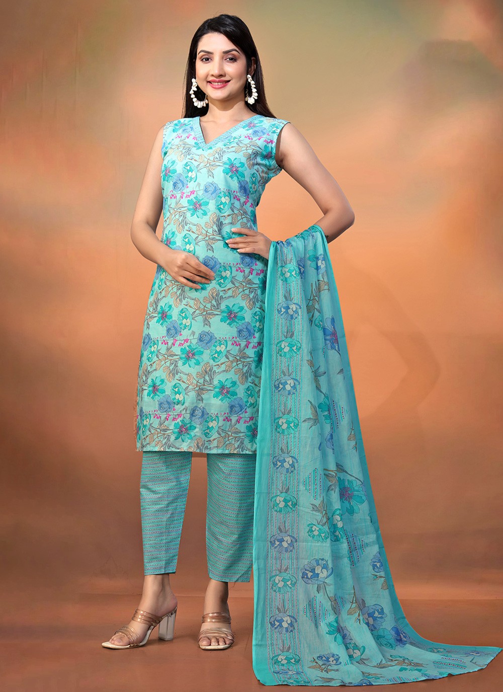 Cotton Salwar Suit - T3605