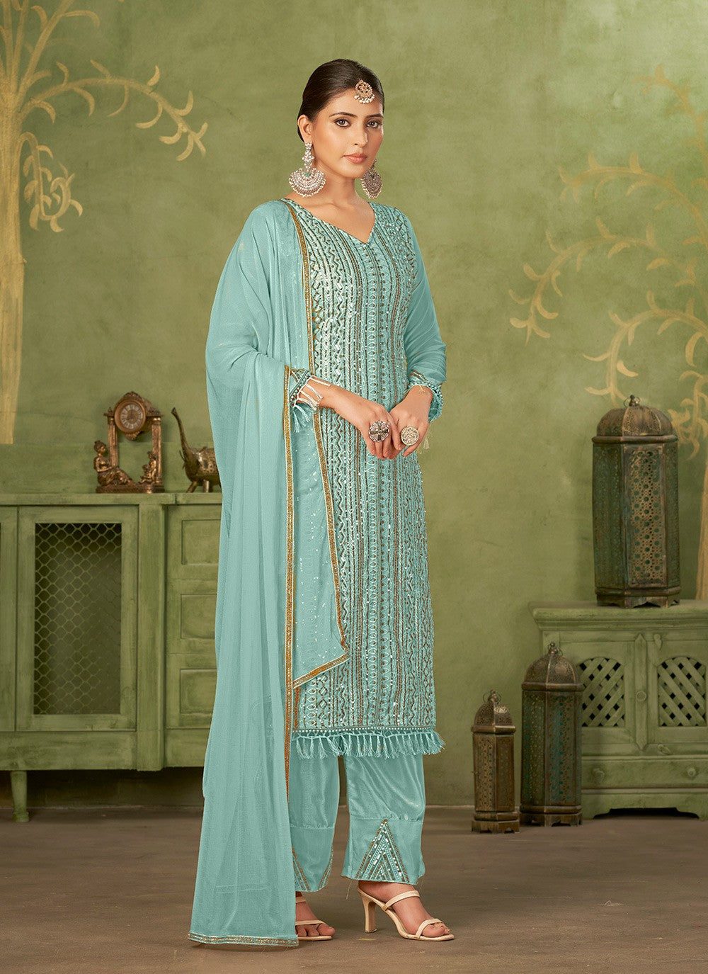 Georgette Salwar Suit - T2706