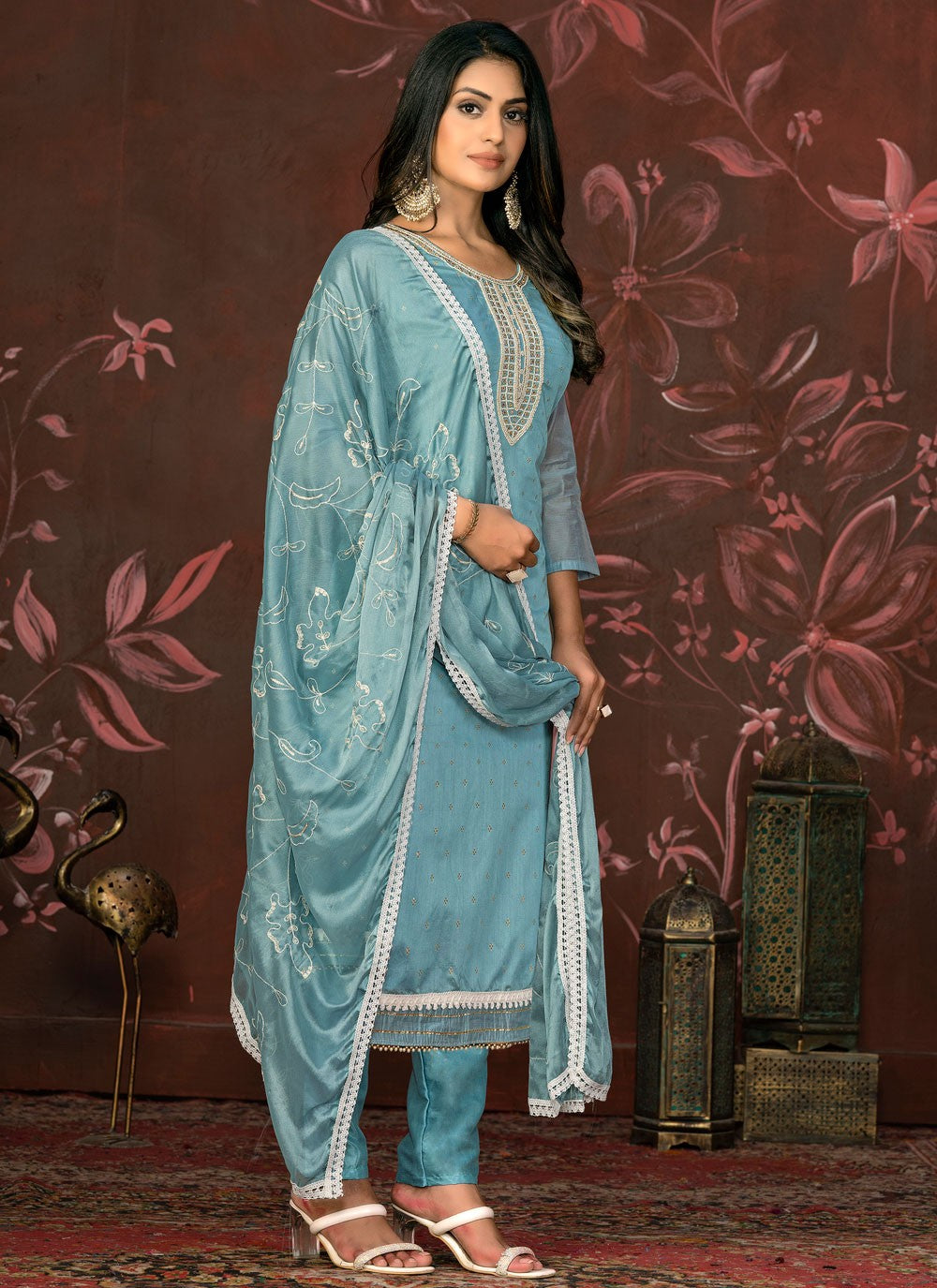 Organza Salwar Suit - T1970