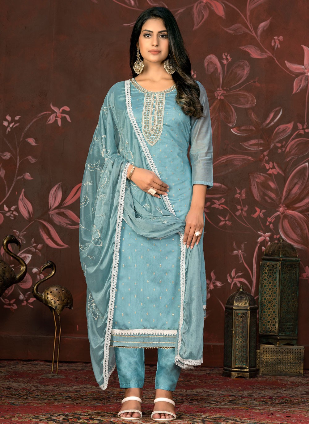 Organza Salwar Suit - T1970