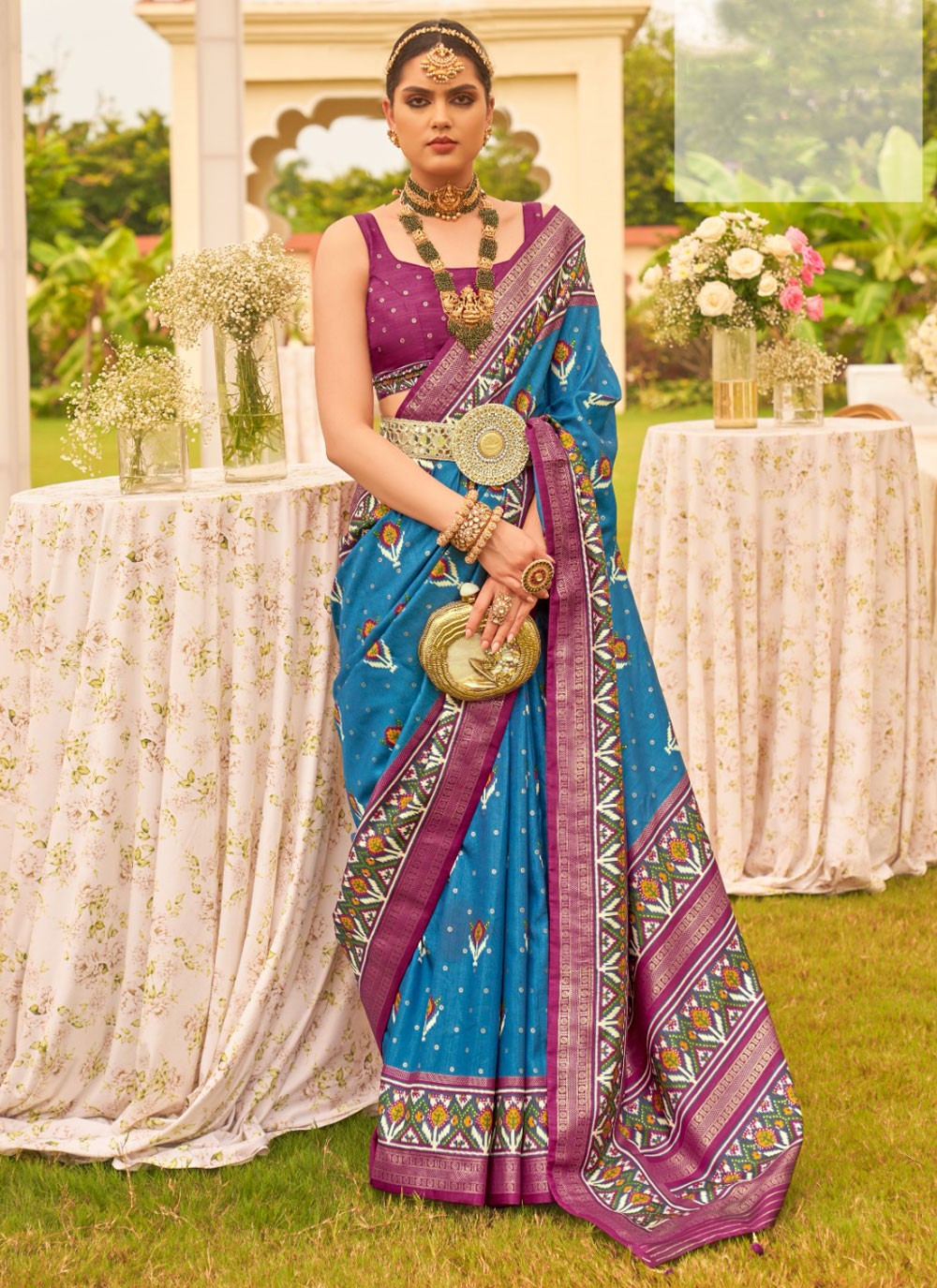 Classic Patola Print Patola Silk Saree - S4138