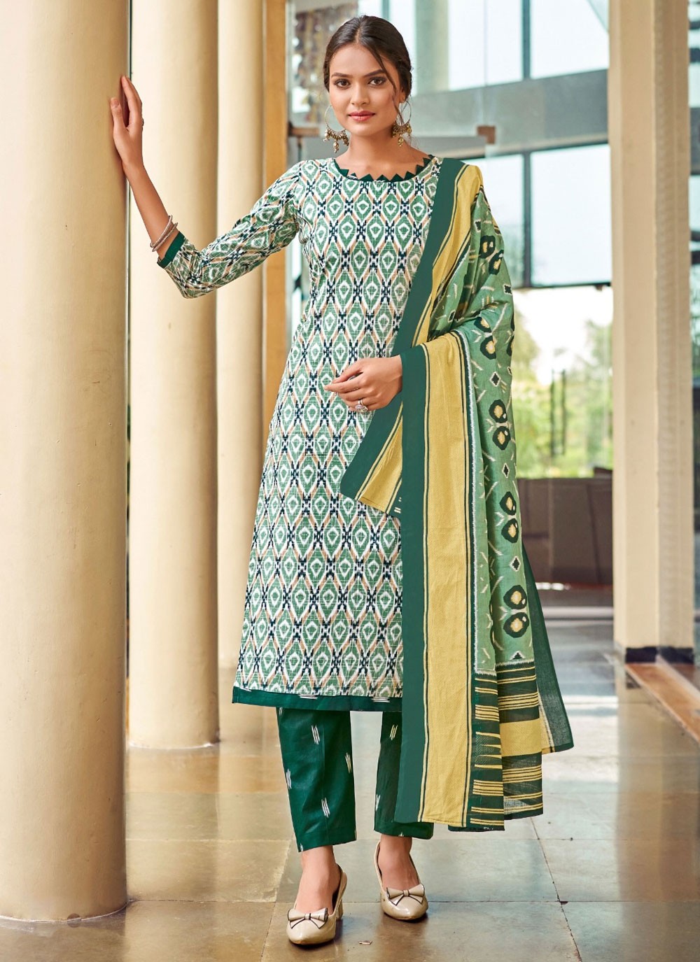 Cotton Salwar Suit - T3832