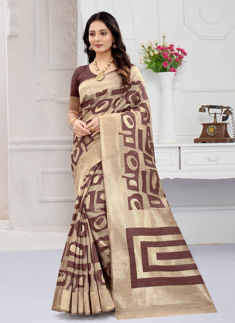 Designer Weaving Zari Banarasi Silk Saree - S1201