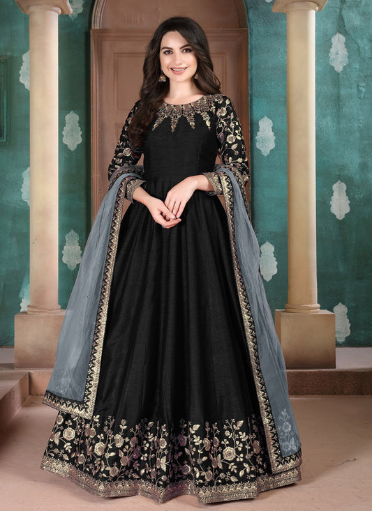 Art Silk Anarkali - T086