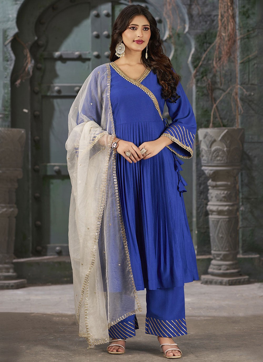 Art Silk Salwar Suit - T3579