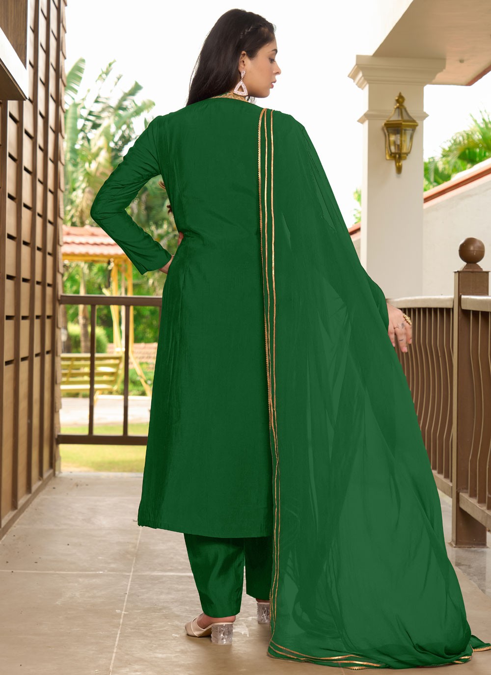 Art Silk Salwar Suit - T3711