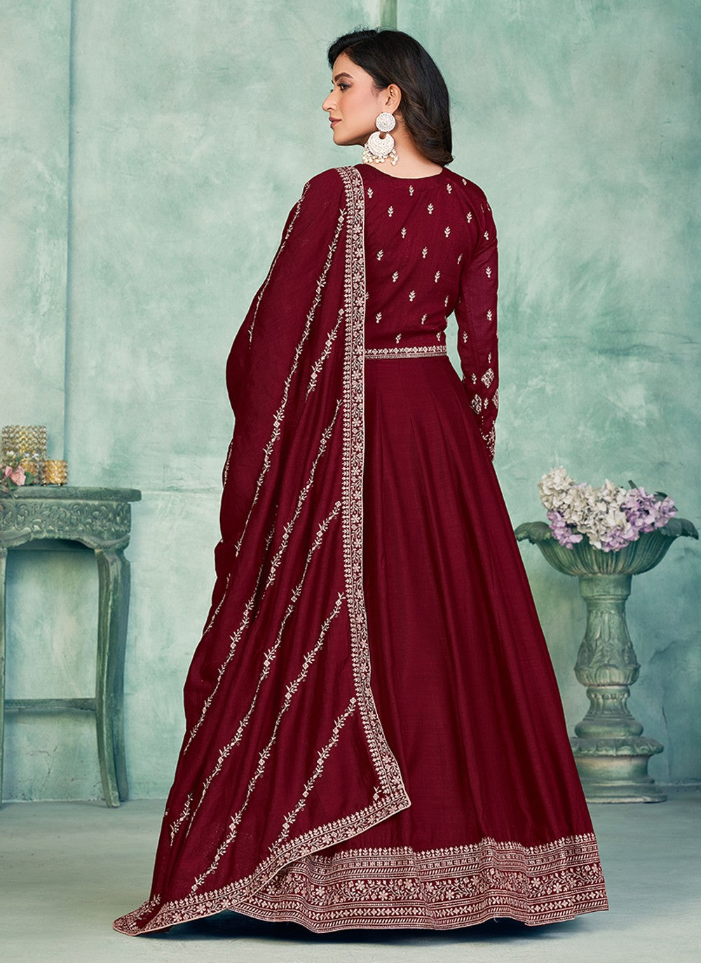 Art Silk Anarkali - T1218