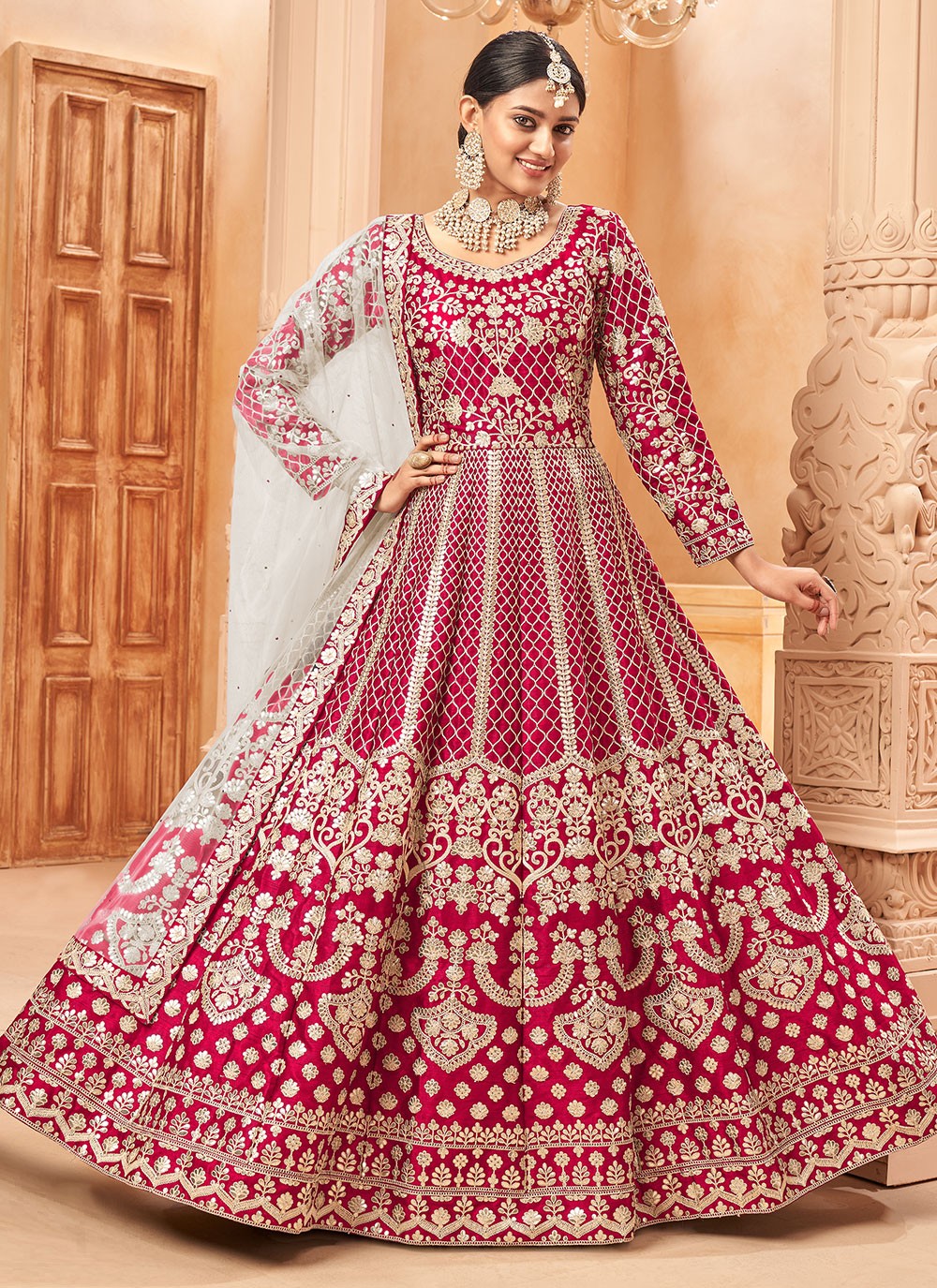 Art Silk Salwar Suit - T990