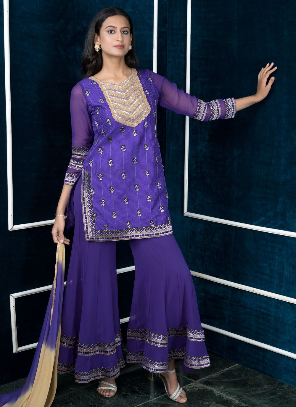 Georgette Salwar Suit - T3270