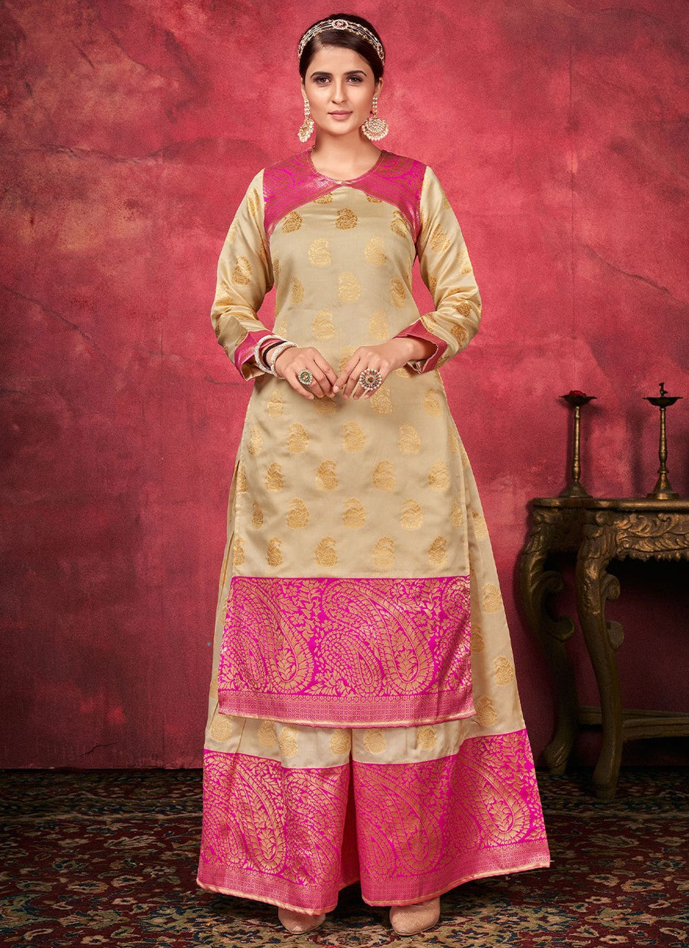 Art Silk Salwar Suit - T893