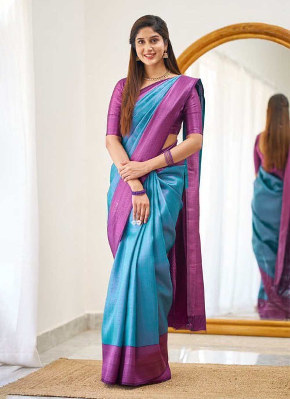 Trendy Woven Banarasi Silk Saree - S5140