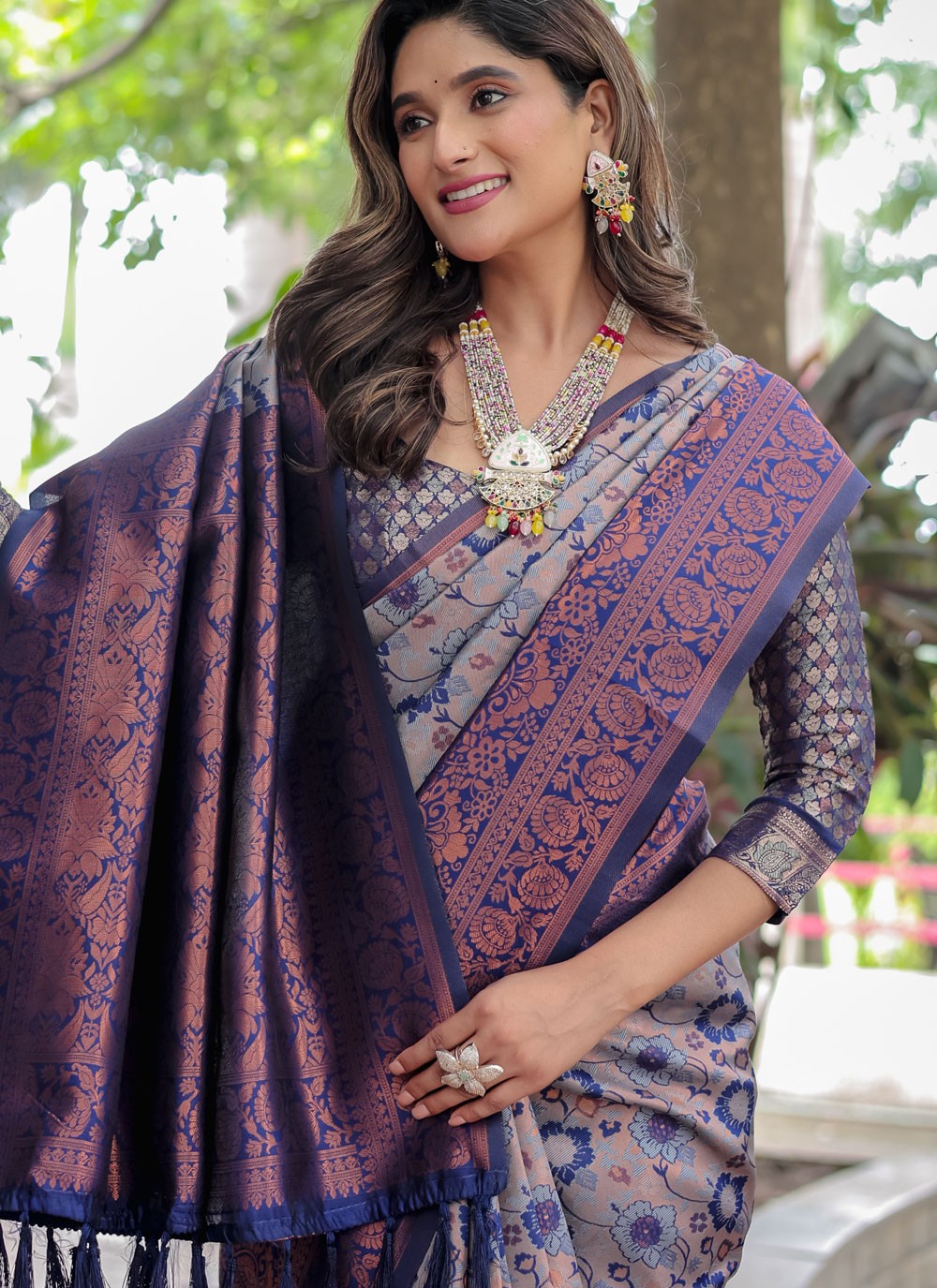 Woven, Zari Banarasi Silk Saree - S12280