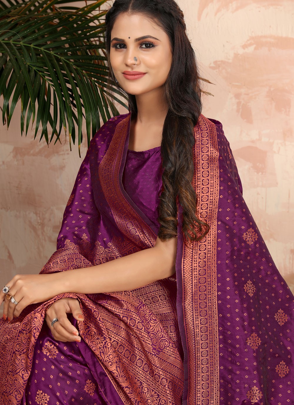 Classic Weaving Zari Banarasi Silk Saree - S2631