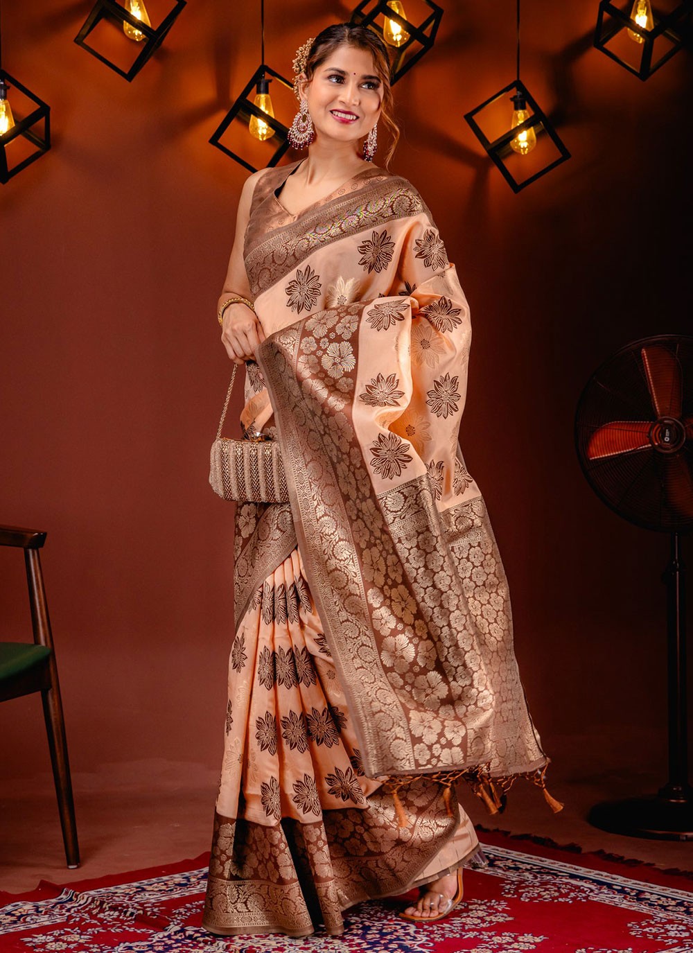 Classic Zari Kanjivaram Silk Saree - S7079