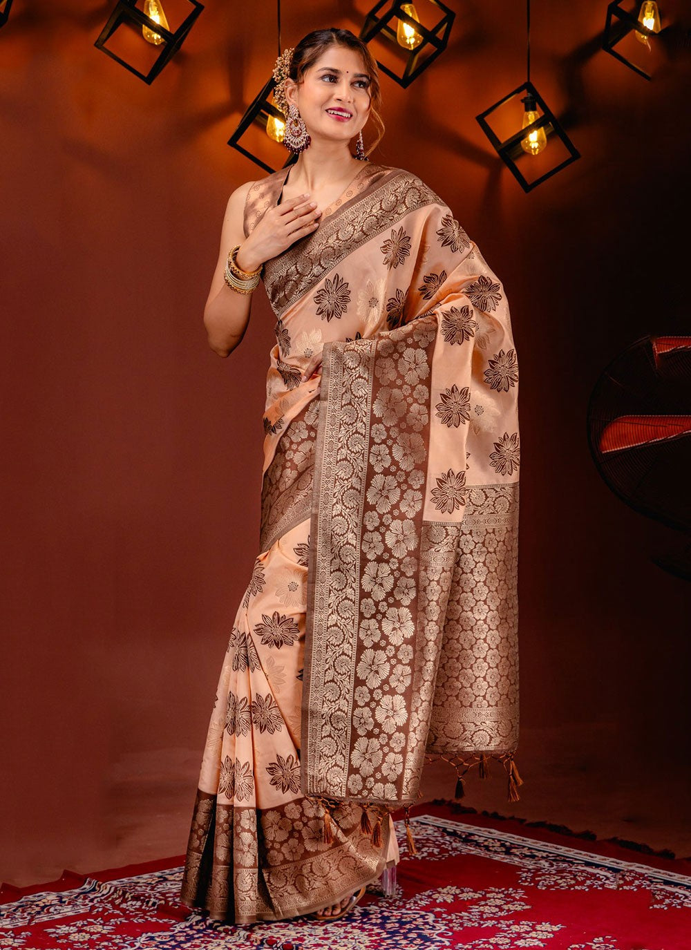 Classic Zari Kanjivaram Silk Saree - S7079