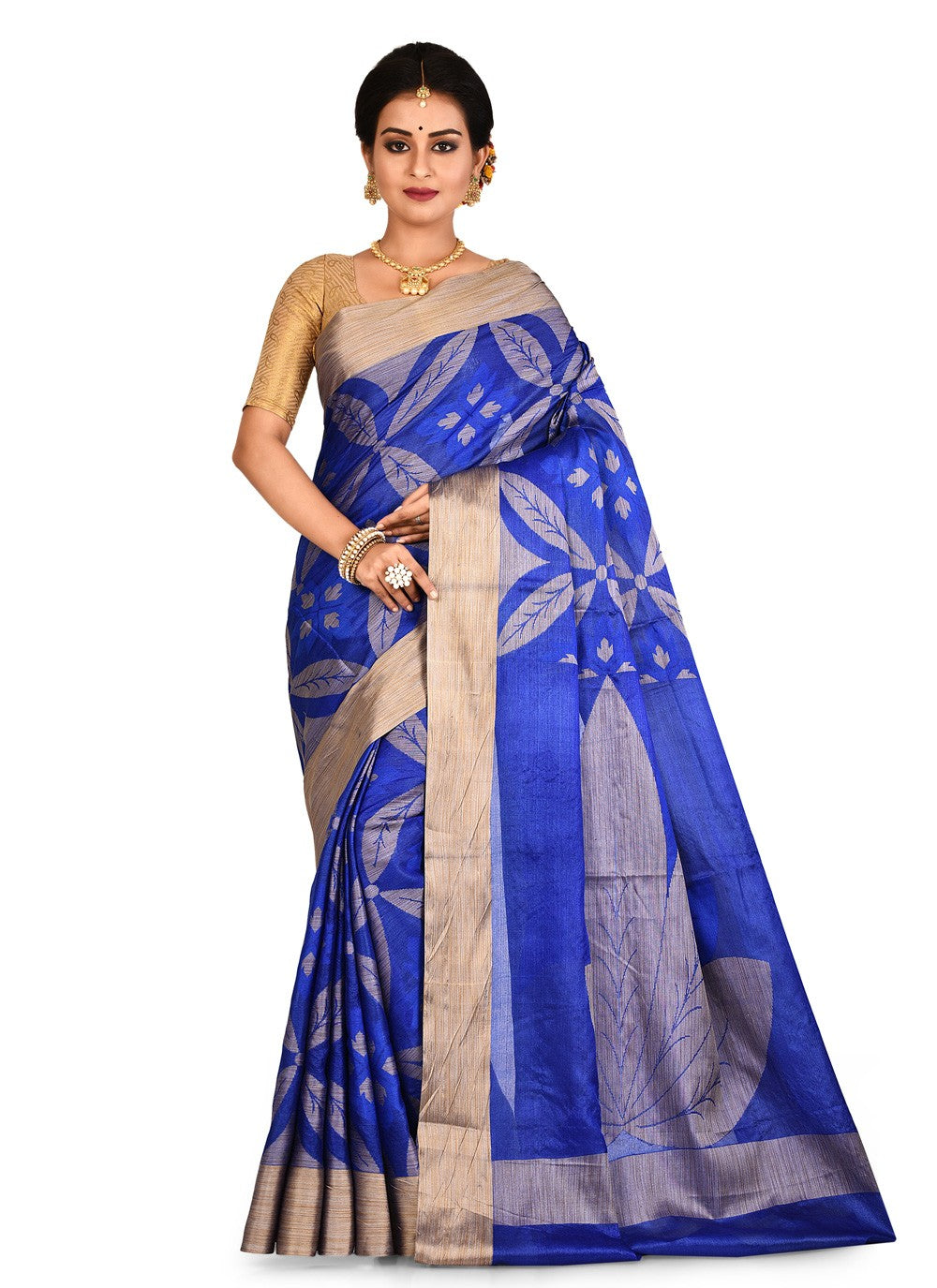 Contemporary Weaving Zari Banarasi Silk Saree - S0376