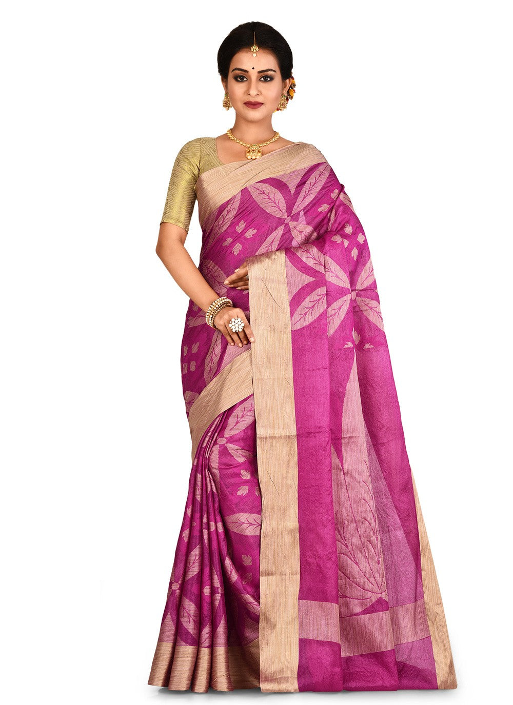 Contemporary Weaving Zari Banarasi Silk Saree - S0376