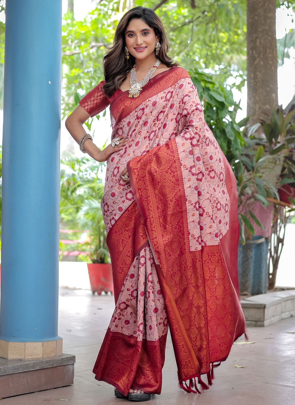 Woven, Zari Banarasi Silk Saree - S12280