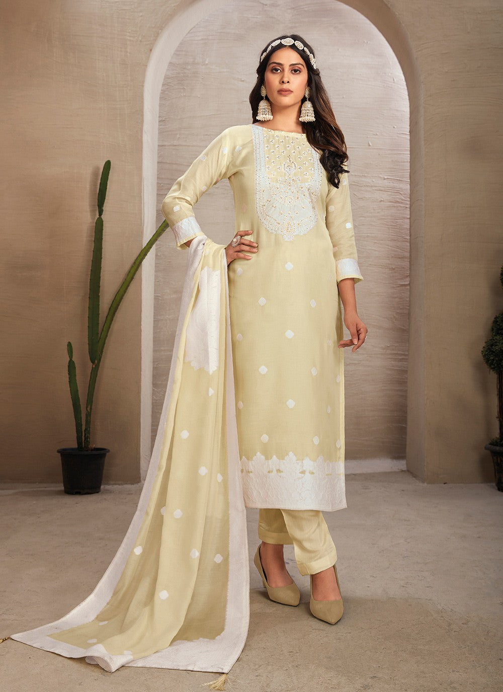 Organza Salwar Suit - T3010