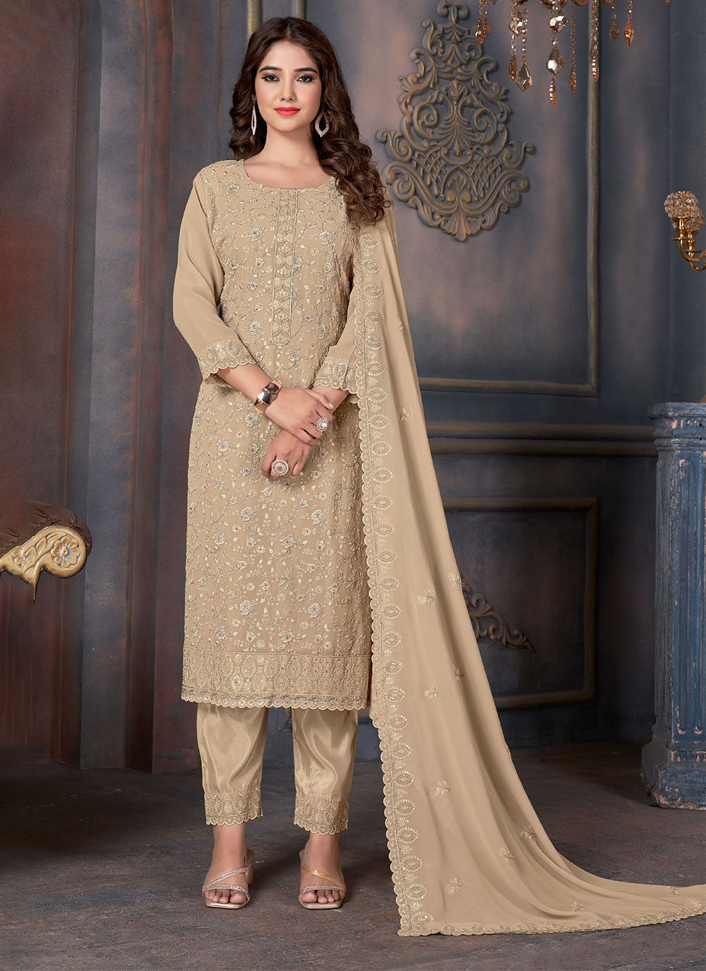 Georgette Salwar Suit - T1963