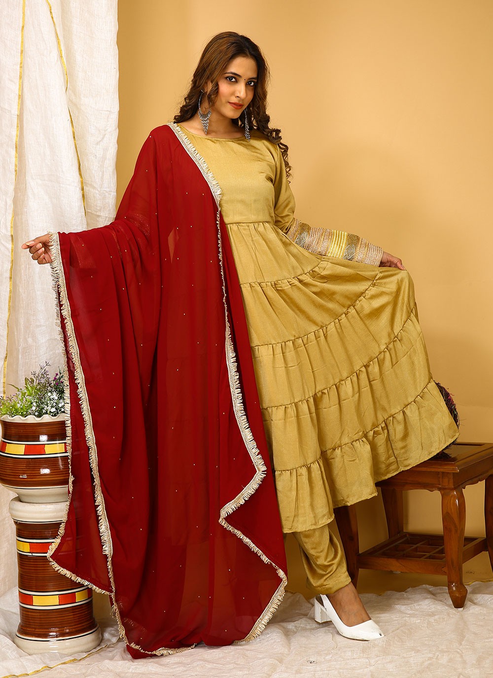 Rayon Salwar Suit - T1856