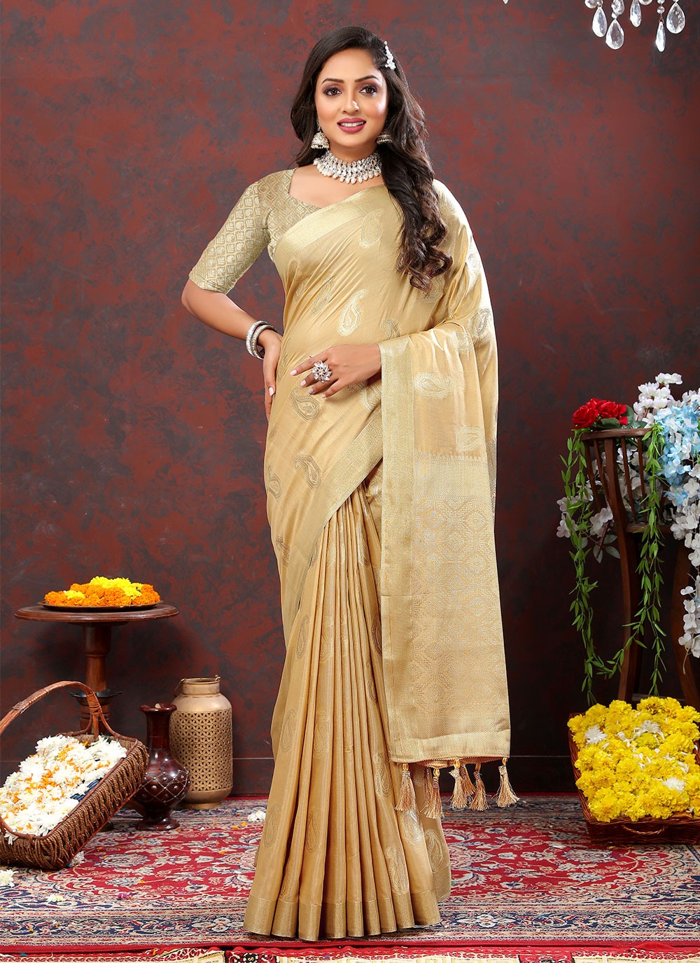 Trendy Weaving Zari Soft Cotton Saree - S4954