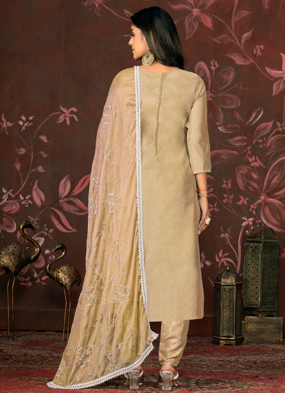 Organza Salwar Suit - T1970