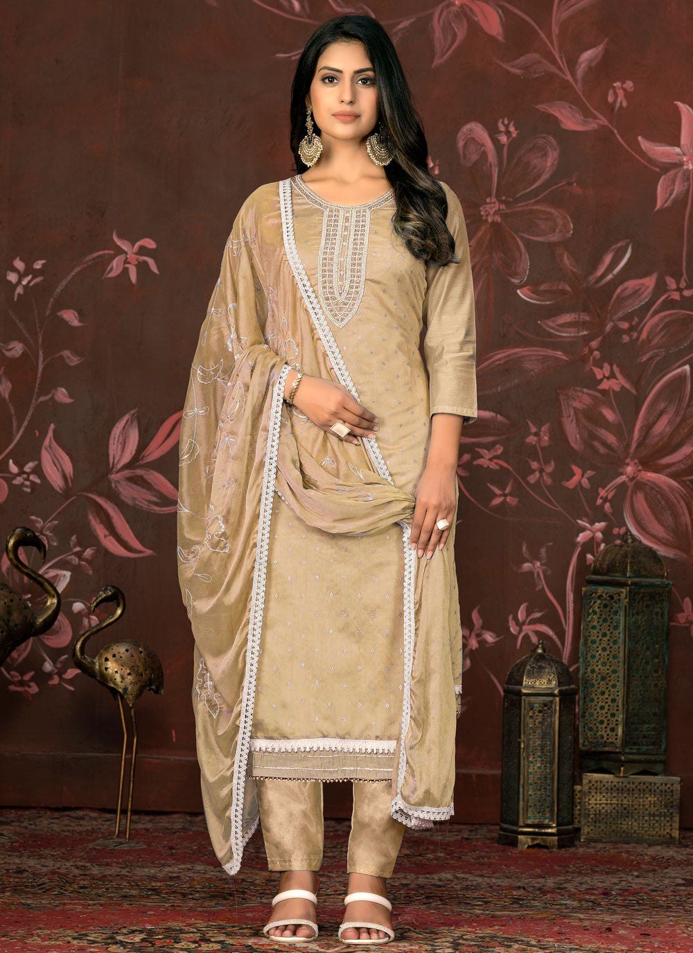 Organza Salwar Suit - T1970