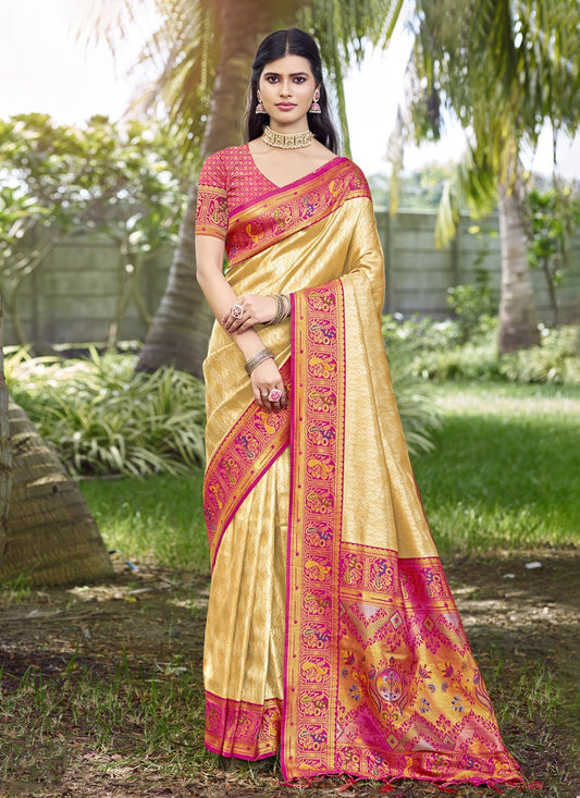 Weaving Zari Silk Saree - S12154