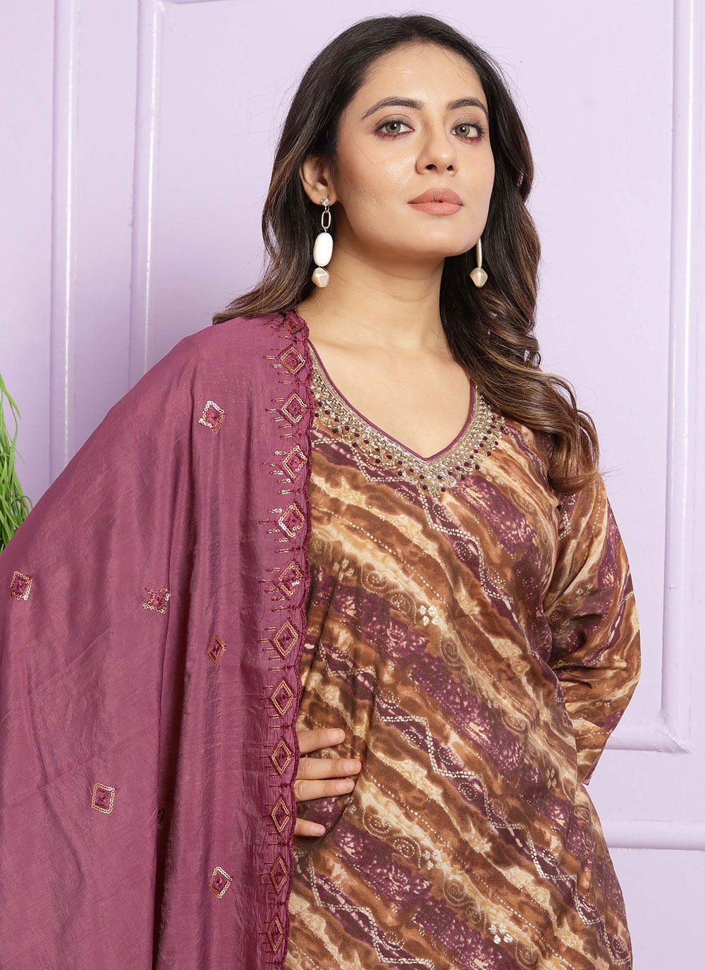 Silk Salwar Suit - T2936