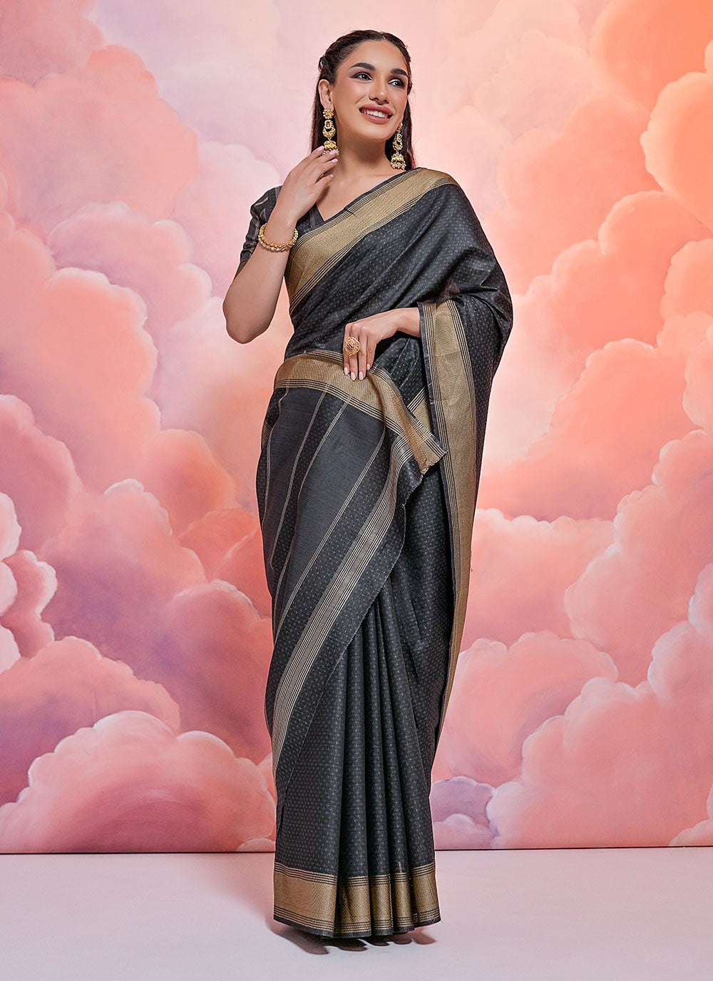 Classic Woven Cotton Saree - S4911