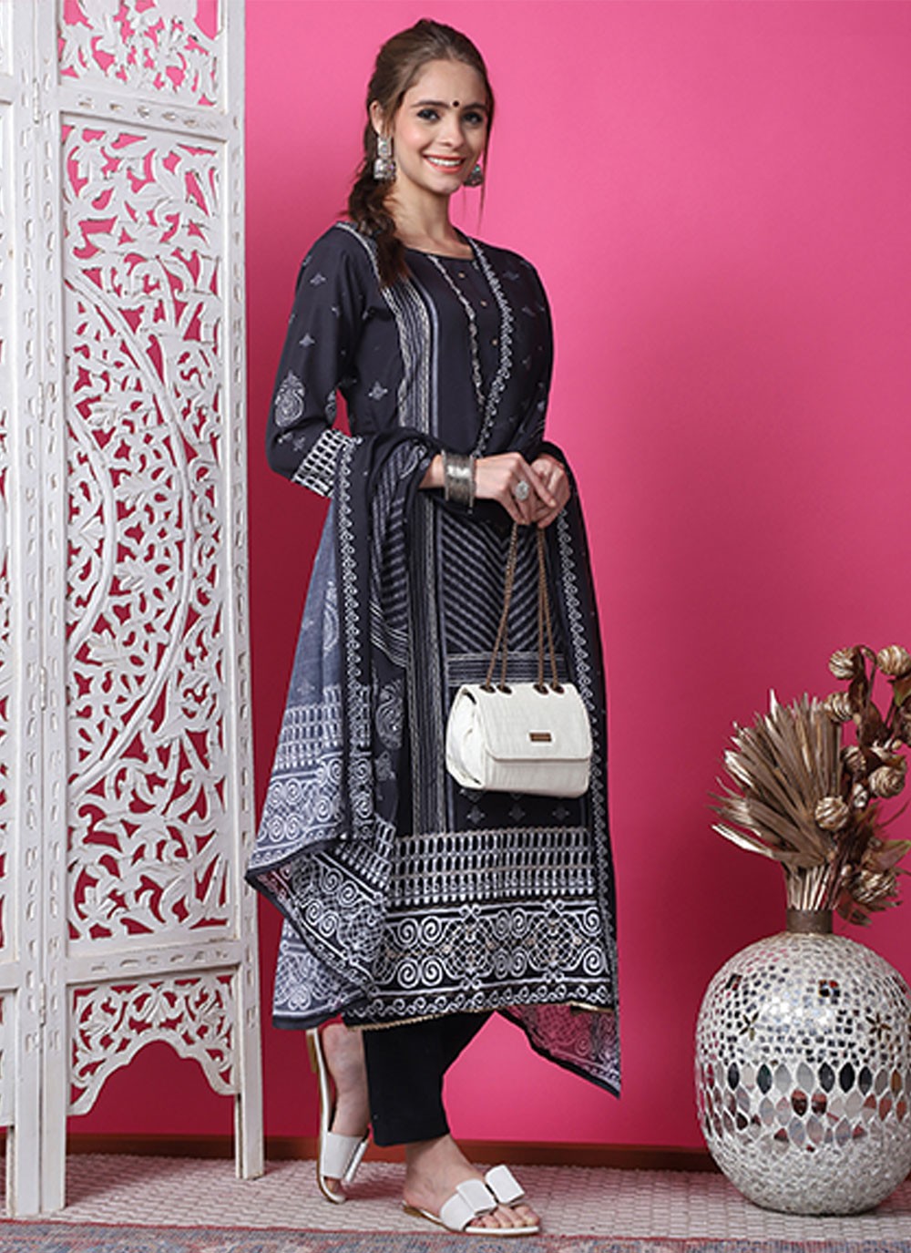 Cotton Salwar Suit - T3084