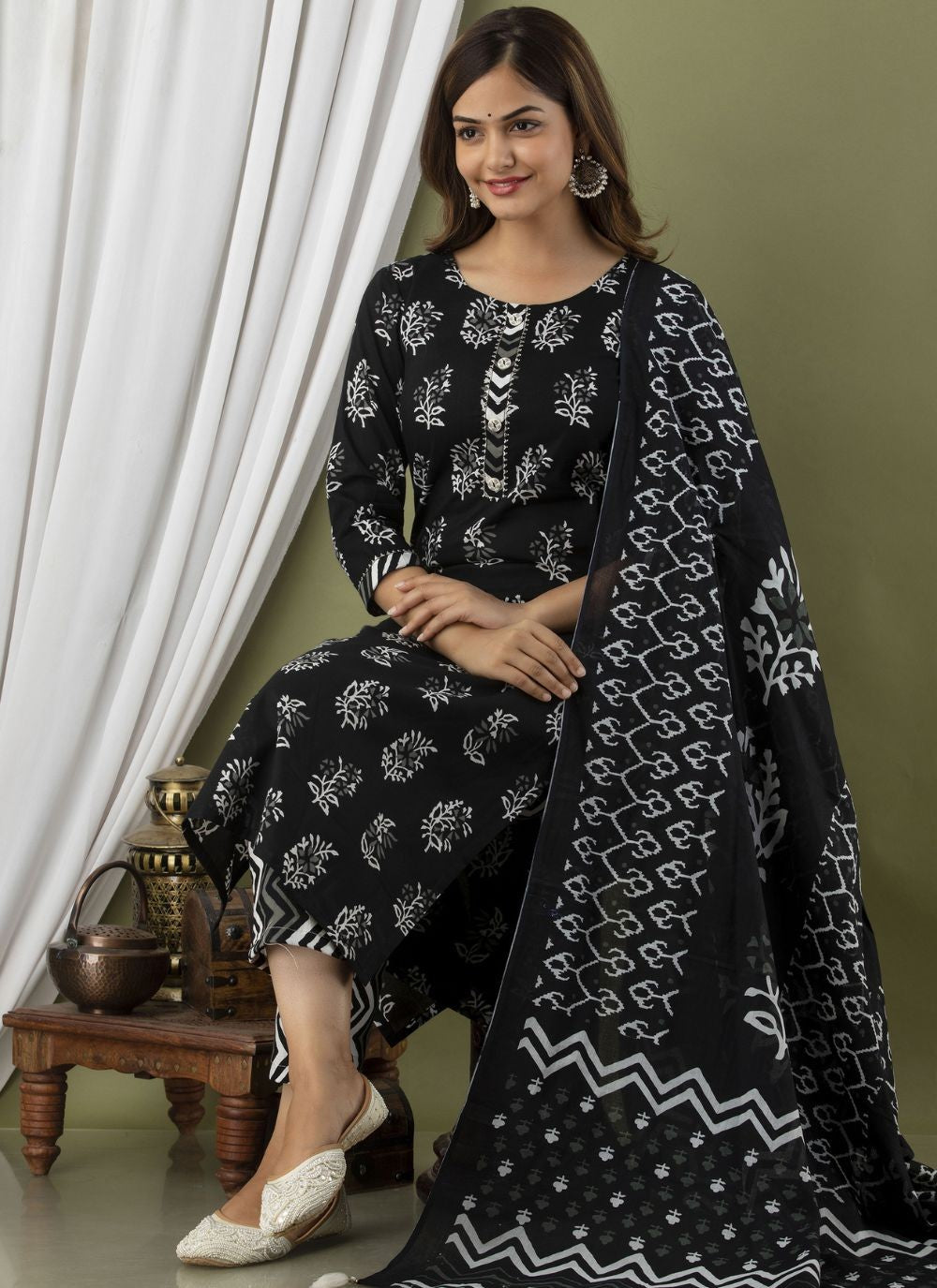 Cotton Salwar Suit - T1763