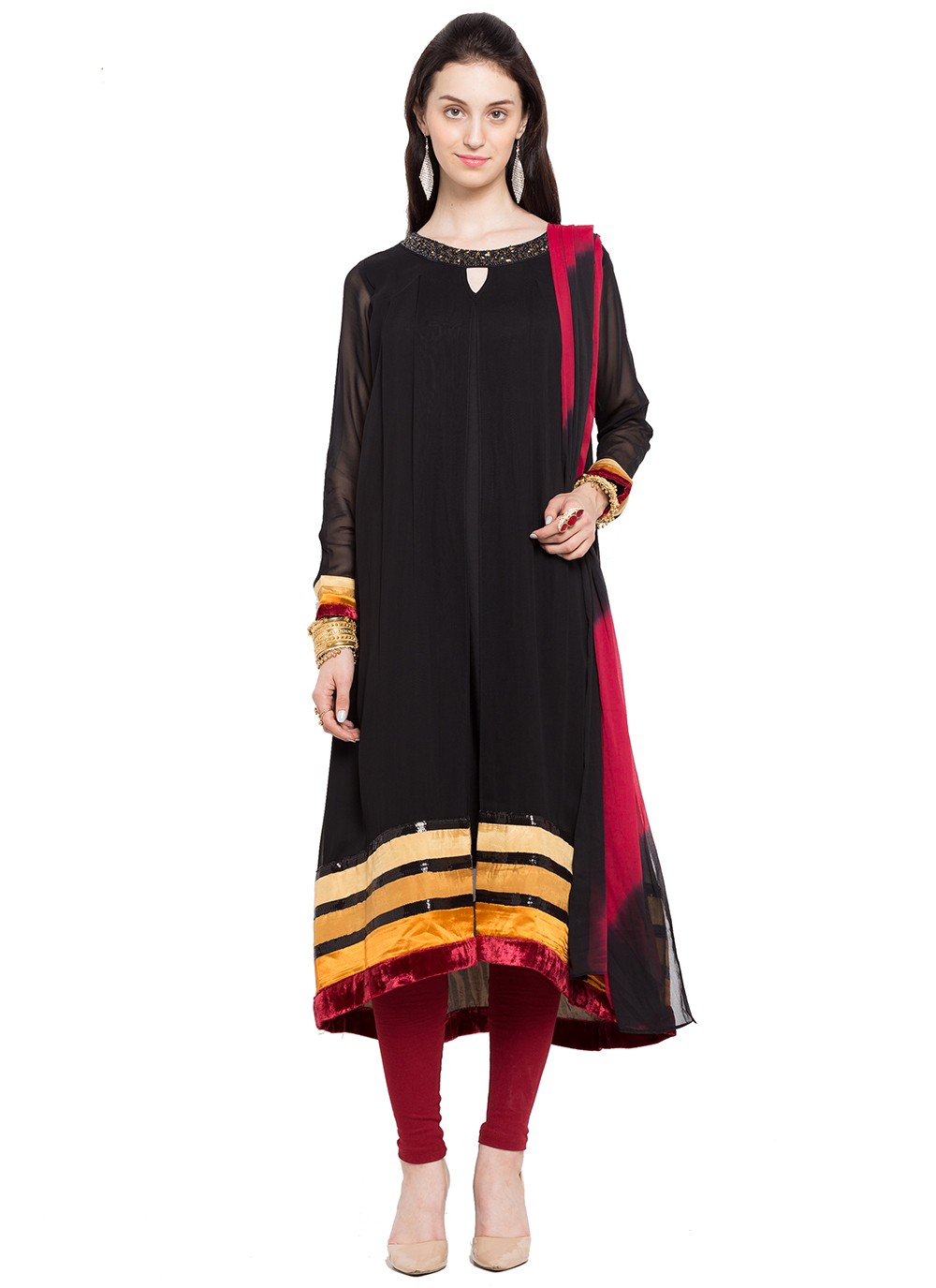 Faux Georgette Salwar Suit - T237