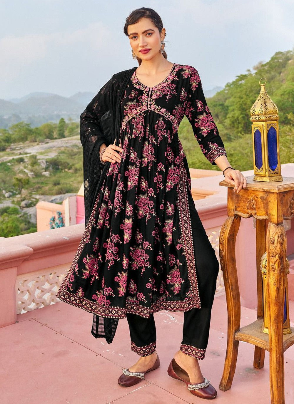 Rayon Salwar Suit - T1325