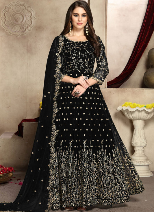 Georgette Anarkali - T051