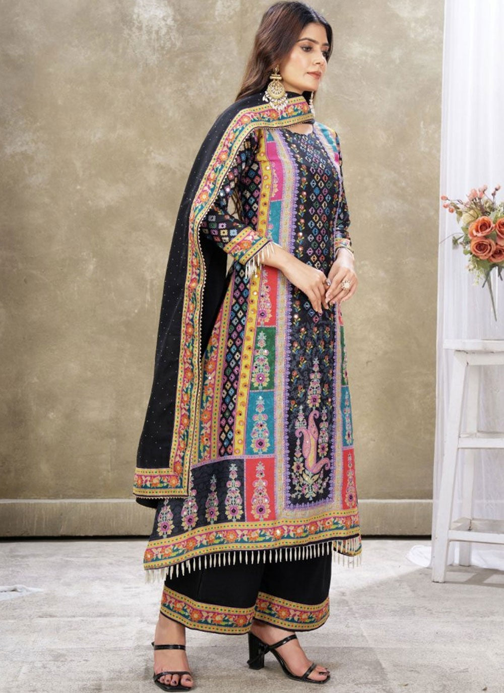 Muslin Salwar Suit - T3525