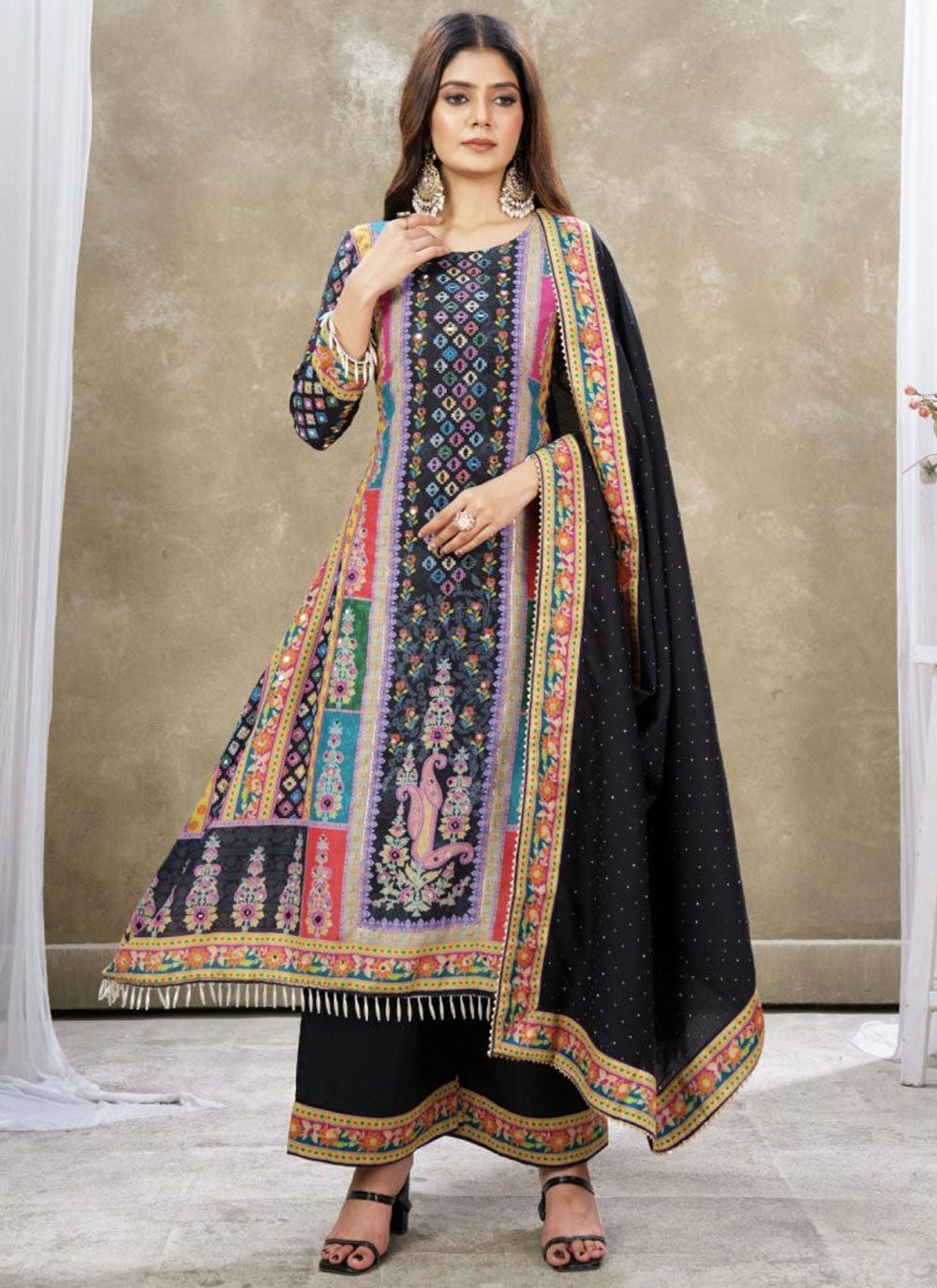 Muslin Salwar Suit - T3525