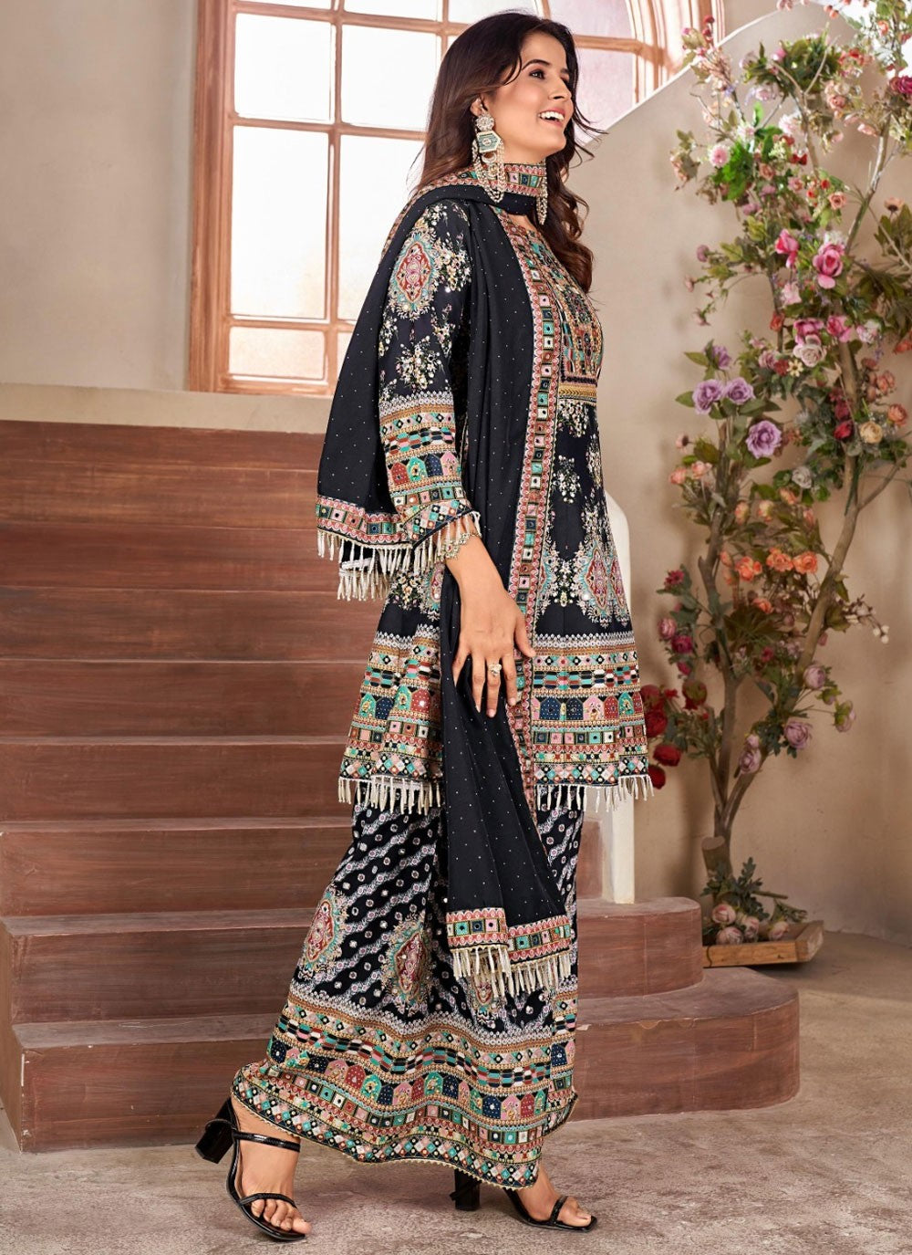 Muslin Salwar Suit - T3527