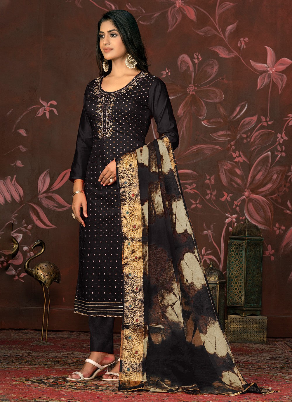 Organza Salwar Suit - T1978