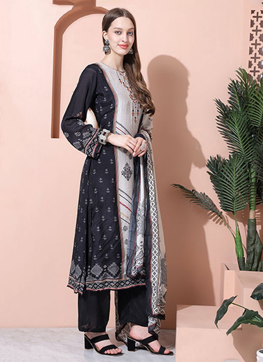 Muslin Salwar Suit - T2577