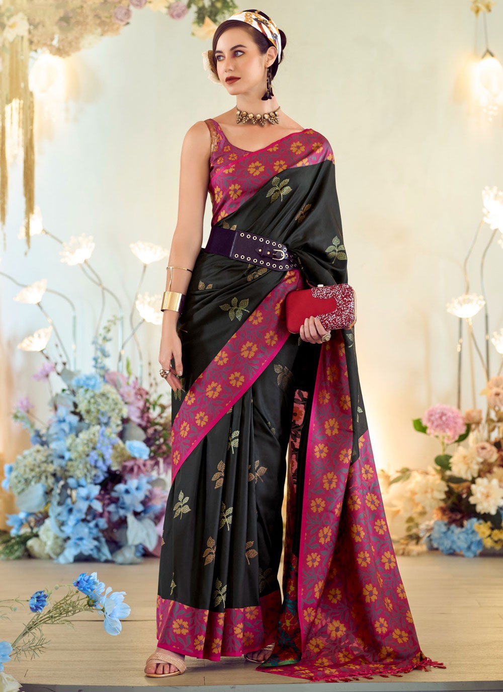 Classic Weaving Zari Silk Saree - S9847