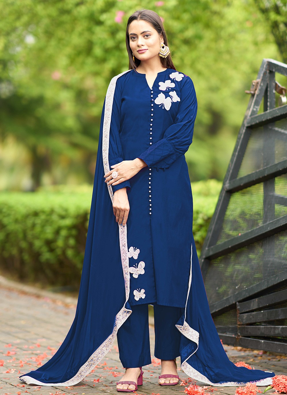 Art Silk Salwar Suit - T3364