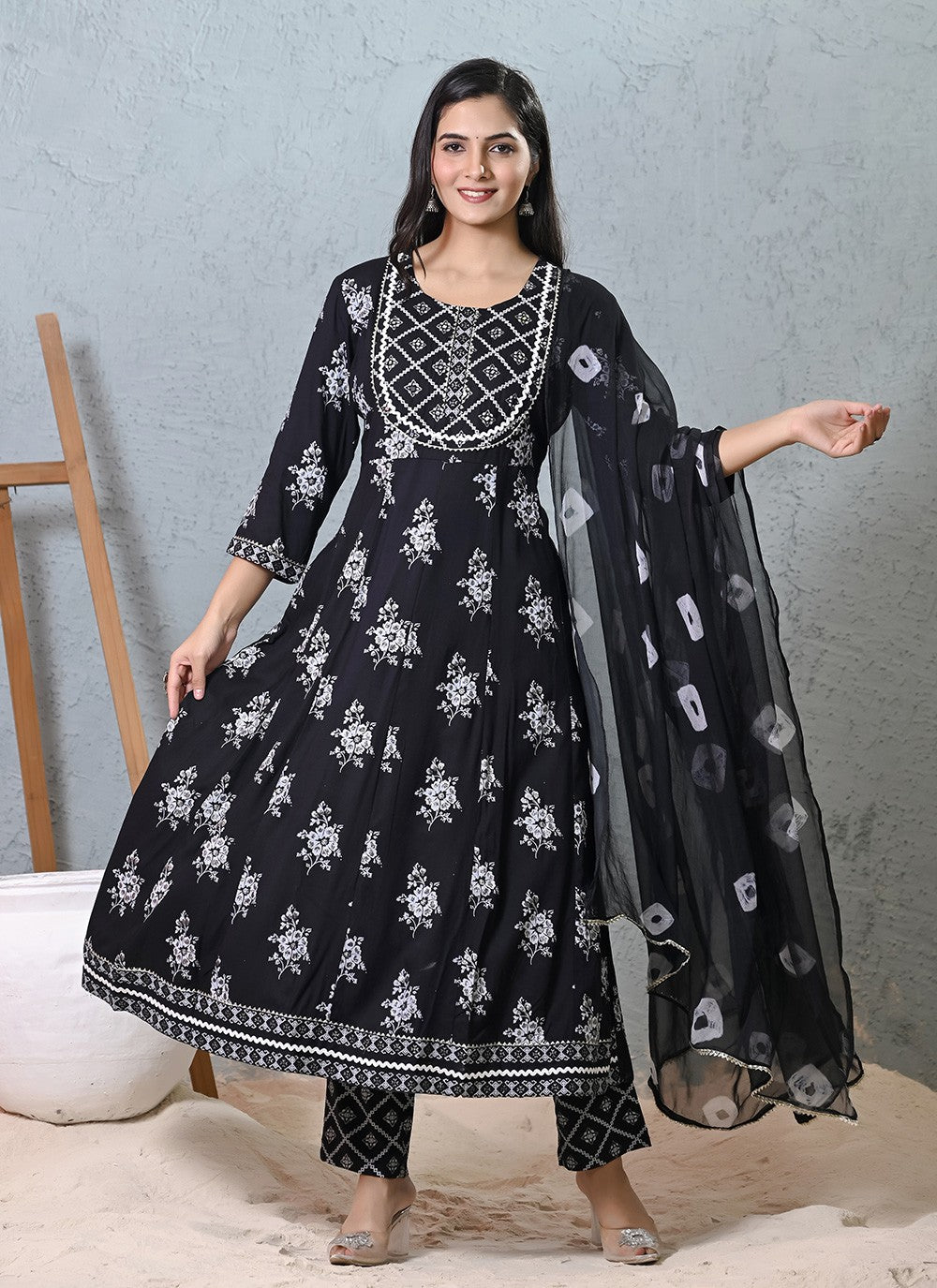 Cotton , Rayon Salwar Suit - T3415