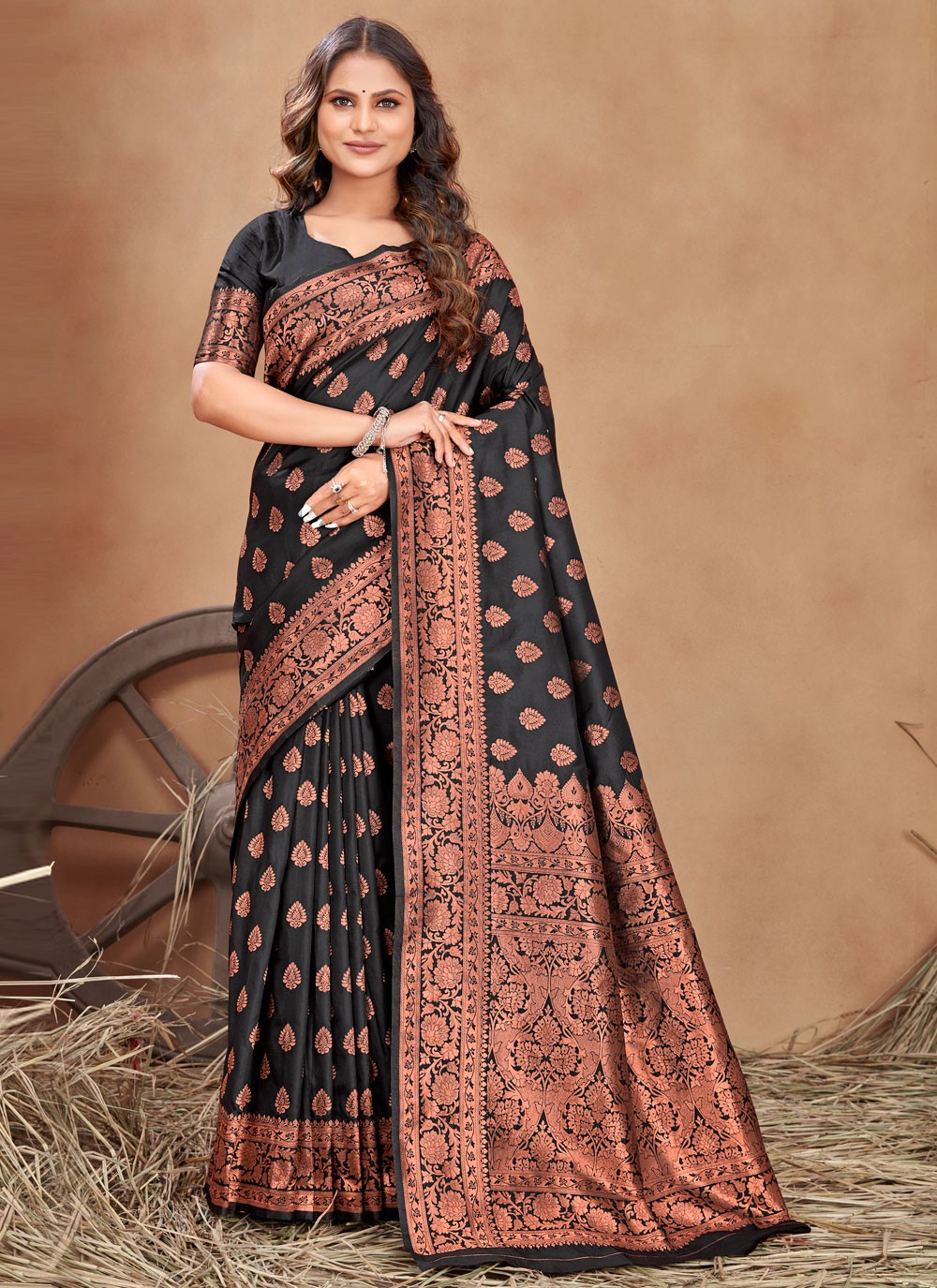 Classic Weaving Zari Banarasi Silk Saree - S2631