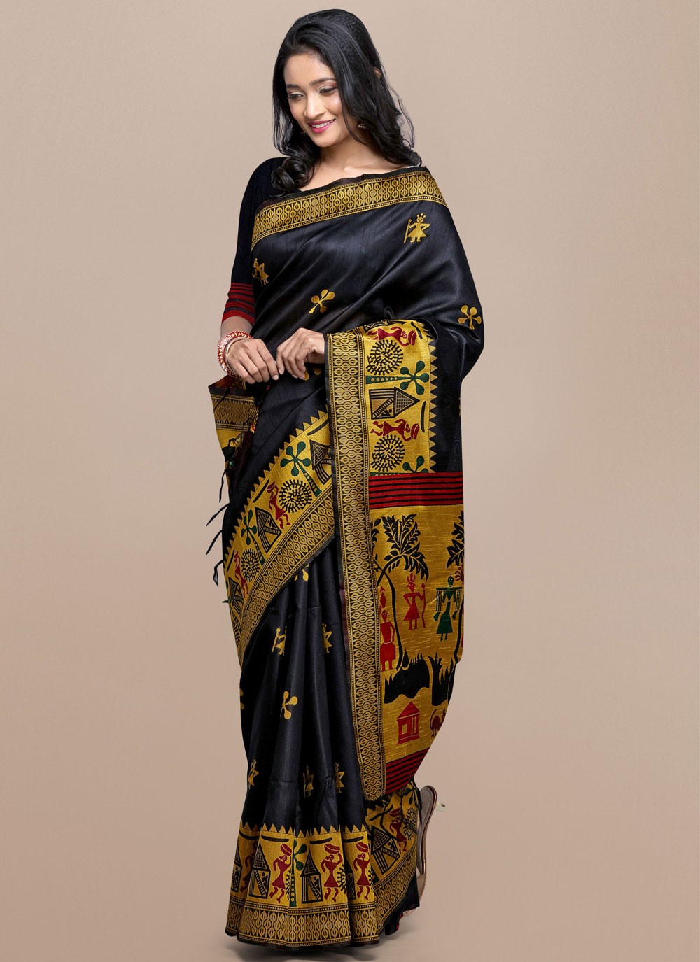 Woven Raw Silk Saree - S11865